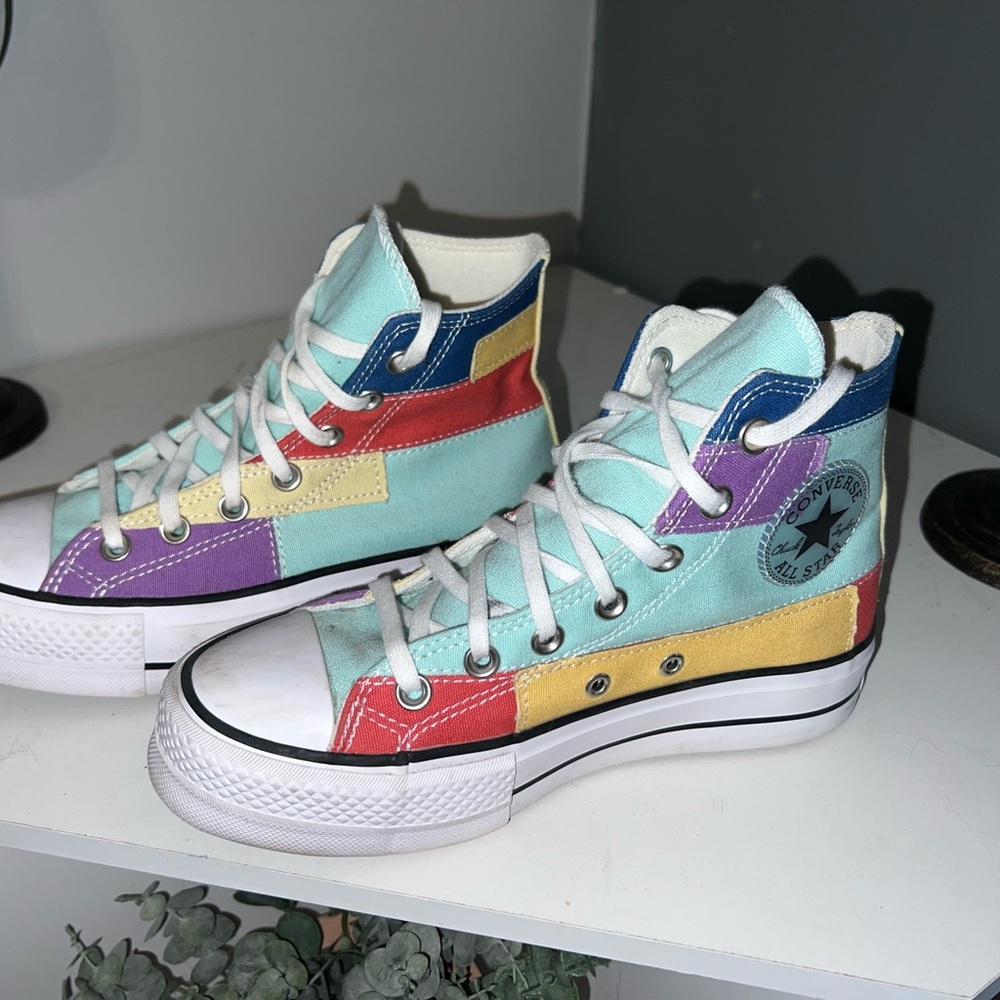 Converse Women's Colorful Patchwork High-Tops
